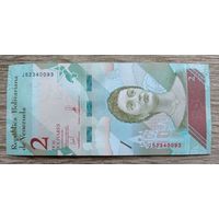 Werty71 Венесуэла 2 боливара 2018 UNC банкнота