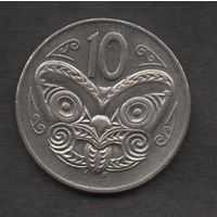 Новая Зеландия 10 центов 1987