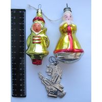 Все лоты с рубля.Елочные игрушки Сказки,Иван царевич,Снегурочка,Баба Яга,СССР