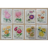 Вьетнам 1978. Флора. Цветы. Беззубцовые. Полная серия