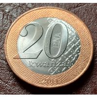 Ангола 20 кванз, 2014    ( 2-8-7 )