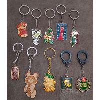 Брелоки СССР. ЛОТ 10 штук.