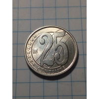 25 ентимо Венесуэла 2007 год
