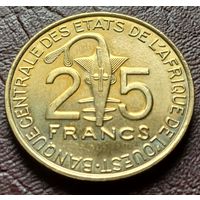 Западная Африка (ВСЕАО) 25 франков, 2008   ( 1-15-1 )