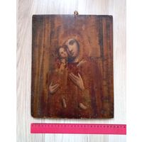 Старинная икона 25х31 см.