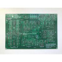 Печатная плата Gigatron TTL + плата Pluggy McPlugface
