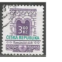 Чешская Республика. Дверь в Романском стиле. 1995г. Mi#95.
