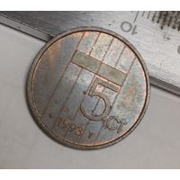 Нидерланды 5 центов, 1993