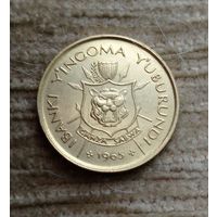 Werty71 Бурунди 1 франк 1965 Лев Блеск