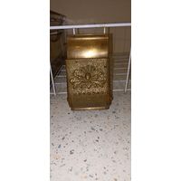 Пепельница со старинного паровоза бронза с рубля!