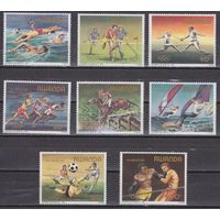 Руанда. 1984. Спорт. Олимпийские игры. Лос-Анджеле 84
