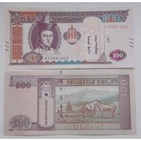 Монголия 100 тугриков 2020 года UNC