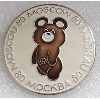 Значок. Олимпиада-80. Мишка.