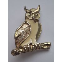 Брошь. Сова. Клеймо