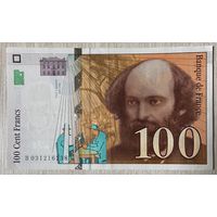 Банкнота 100 франков Франция. 1997 год. Поль Сезанн