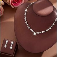 Бижутерия (новогодний комплект) - колье и серьги