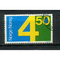 Норвегия - 1987 - Цифры 4,50Kr - [Mi.962] - 1 марка. Гашеная.  (Лот 35HE)-T41P2