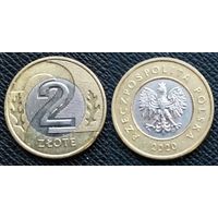 Польша, 2 злотых 2020 г.