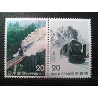 Япония, 1975. Паровозы, сцепка