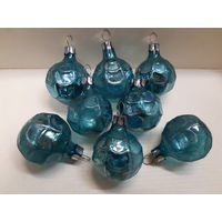 Игрушка ёлочная Шар Абстракцмя, стекло. СССР