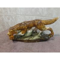 Статуэтка Собака с уткой ГДР