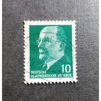 Марка ГДР 1961 год  Вальтер Ульбрихт