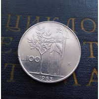 100 лир 1965 Италия #01