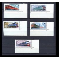 СССР отечественные локомотивы, поезда, электровозы транспорт 1982 Серия ** (С)