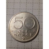 50 эре Норвегия 1983 год