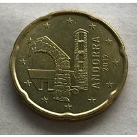 Андорра 20 евроцентов 2019