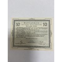 Нотгельд 10 геллеров Ралленфхейн
