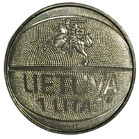 Литва 1 лит, 2011 - Чемпионат Европы по баскетболу [AUNC]