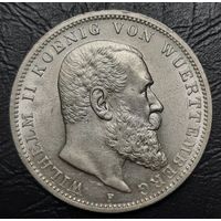 3 марки 1914 F. Вюртемберг