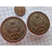 Пуговицы США, Англия. Сборный лот, 5 шт
