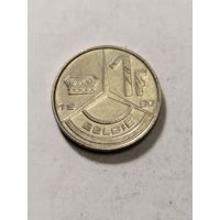 Бельгия 1 франк 1990