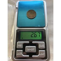 РЕДКИЙ БРАК - нестандартный вес! 2 копейки 1931 из заготовки для 5-копеечников - с рубля без МЦ