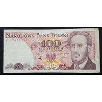 Польша 100 злотых 1988 г серия PU