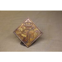 Киверная бляха армии НАПОЛЕОНА, линейный полк. ВОЙНА 1812 год. Распродажа коллекции вещей. С РУБЛЯ! АУКЦИОН!