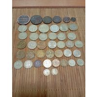 ОПТОВЫЙ ЛОТ ИЗ 42 МОНЕТ,ЦАРИЗМ,РОССИЯ,СССР!