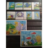 Гренада 1994 г. Рыбы.