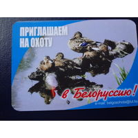 Календарик 2008 г.  Приглашаем на охоту в Белоруссию!