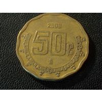 Мексика 50 сентаво 2000 г.