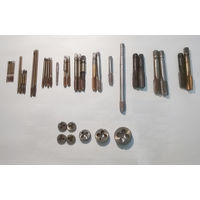 Метчики, Плашки, Времен СССР, Всего 40 штук. Список на втором фото. Одним лотом.