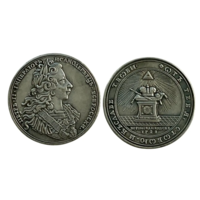 Копия Медаль на коронацию Петра ll 1728 год