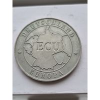 Крупный жетон (40 мм) - настольная медаль Германия. ECU. 45286