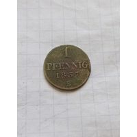 1 пфенниг 1837 года Ганновер