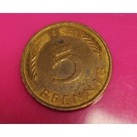 Германия 5 пфенинг 1988 J