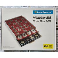 Leuchtturm планшет MB30 на 30 монет 32 мм! Под полуунцевики! Германия, Лейхтурм! ВОЗМОЖЕН ОБМЕН!