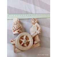 Статуэтка глиняная с перечницей новая