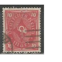 Германия(Веймарская Республика) Новые ежедневные марки. Почтовый рожок. 1922г. Mi#206.